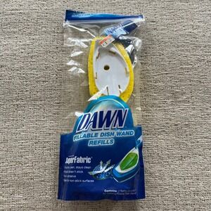 Dawn Fillable Dish Wand Refills 2 Pack SuperFabric Non-Abrasive Sponges 432937